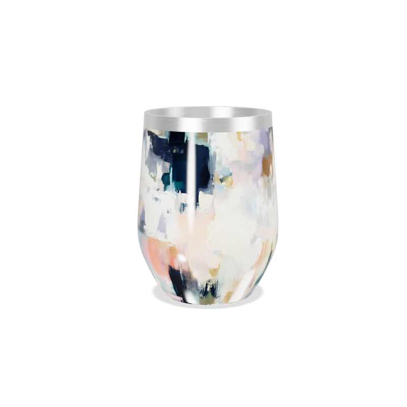 Copo Térmico Slim - Estampa Abstrata Aço Inox