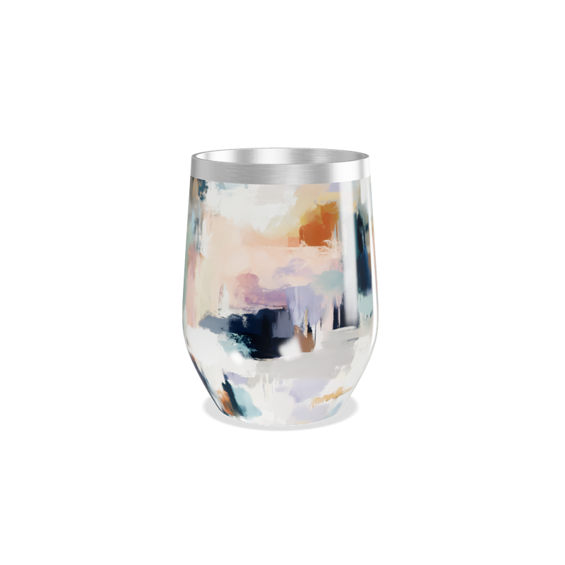 Copo Térmico Slim - Estampa Abstrata Aço Inox