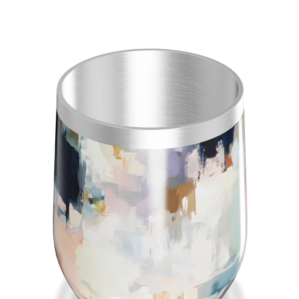 Copo Térmico Slim - Estampa Abstrata Aço Inox