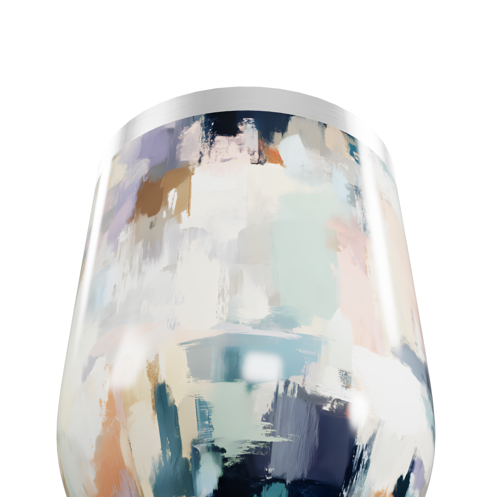 Copo Térmico Slim - Estampa Abstrata Aço Inox