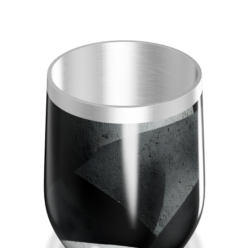 Copo Térmico Slim - Preto com Aço Inox