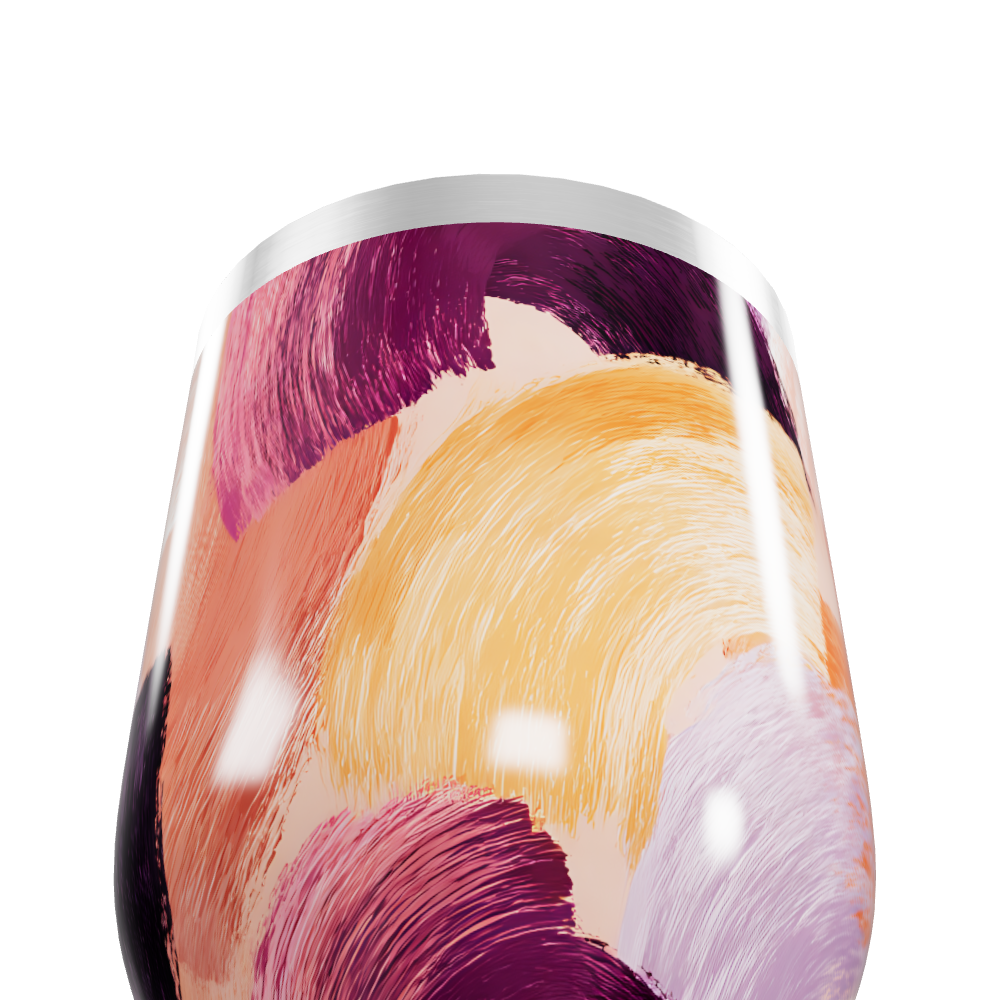 Copo Térmico Slim - Aço Inox Cores Abstratas