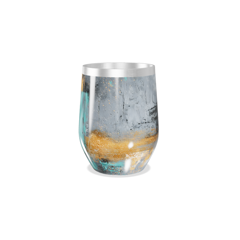 Copo Térmico Slim - Estampa abstrata colorida