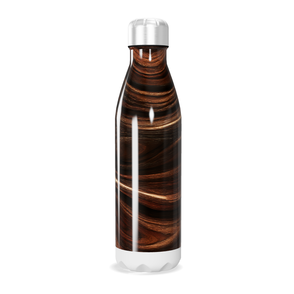 Garrafa Inox - Efeito Madeira