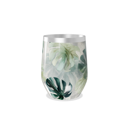 Copo Térmico Slim - Folhagem Verde Inox