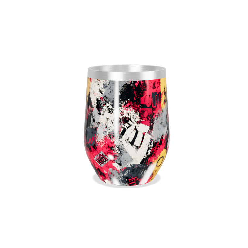 Copo Térmico Slim - Estampa Colorida Abstrata