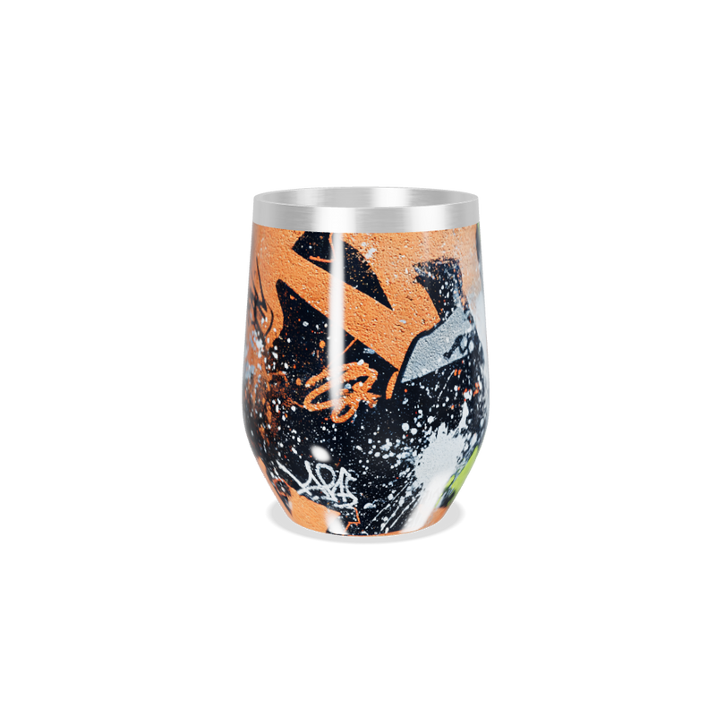 Copo Térmico Slim - Estampa Abstrata Colorida