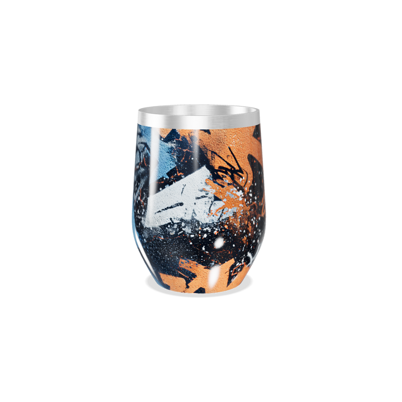 Copo Térmico Slim - Estampa Abstrata Colorida