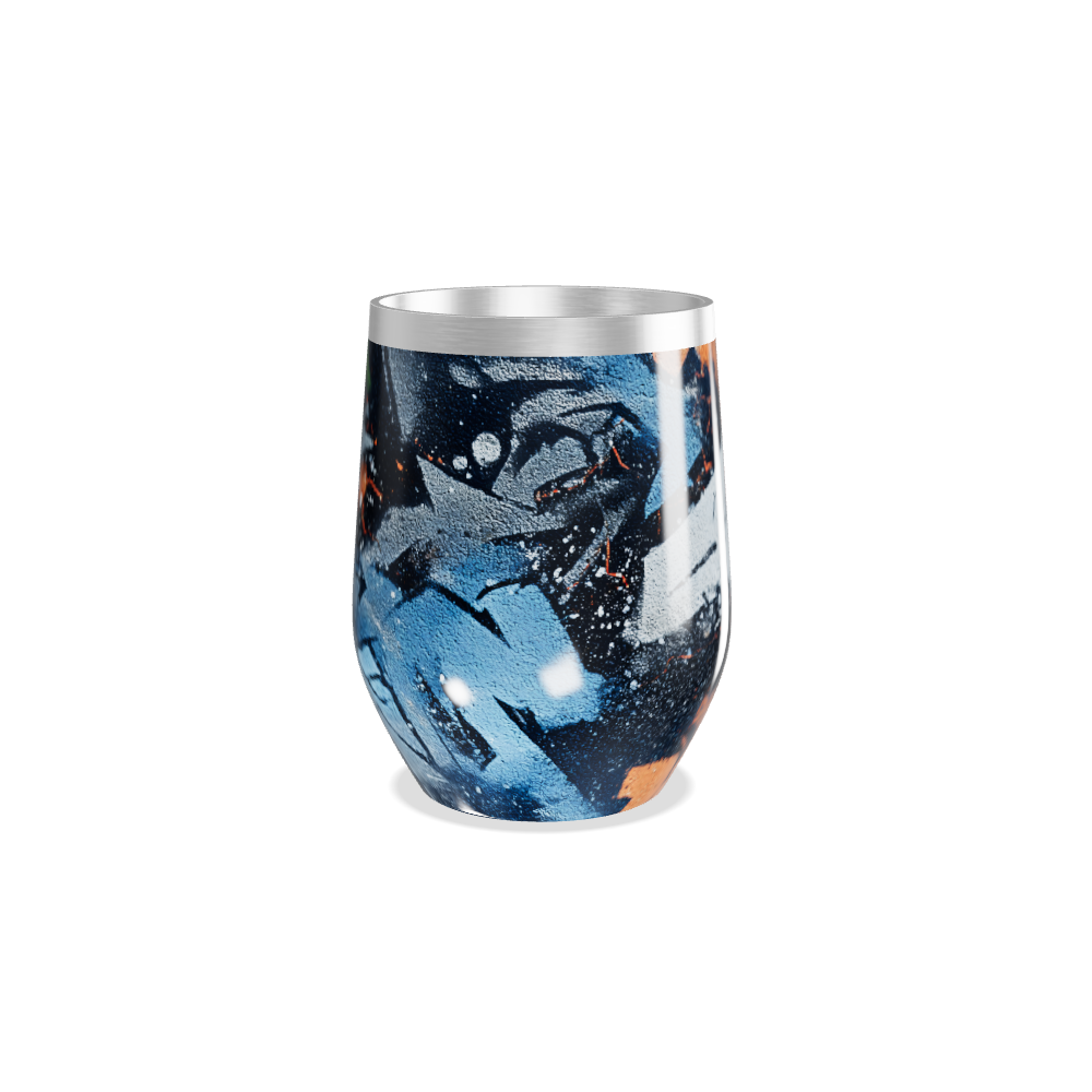 Copo Térmico Slim - Estampa Abstrata Colorida