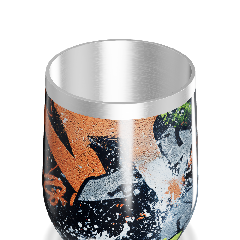 Copo Térmico Slim - Estampa Abstrata Colorida