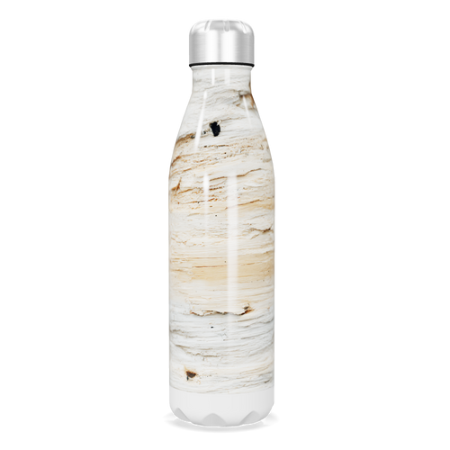 Garrafa Inox - Efeito Madeira Clara