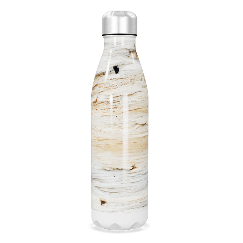 Garrafa Inox - Efeito Madeira Clara