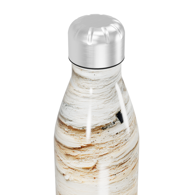 Garrafa Inox - Efeito Madeira Clara