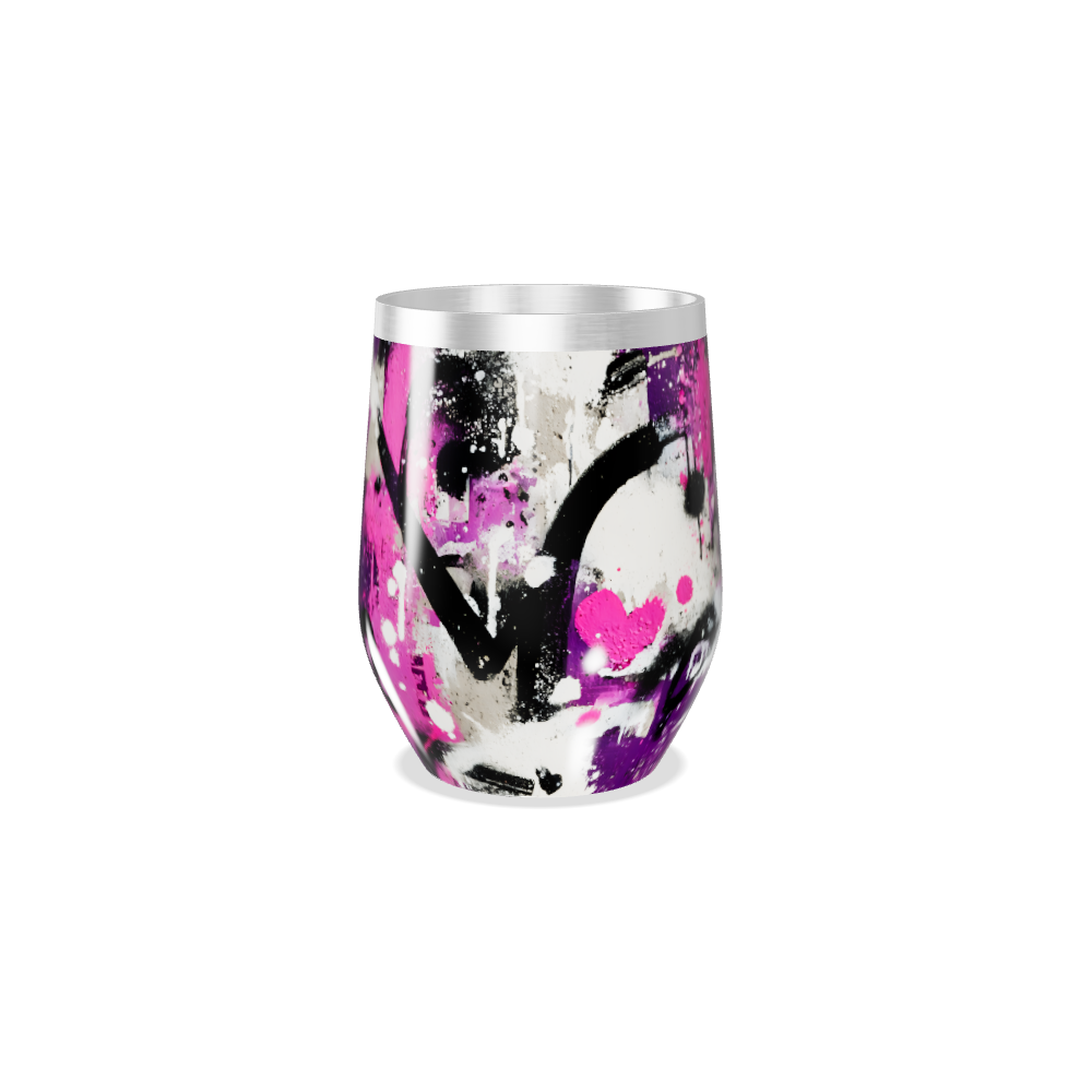 Copo Térmico Slim - Estampa Abstrata Colorida