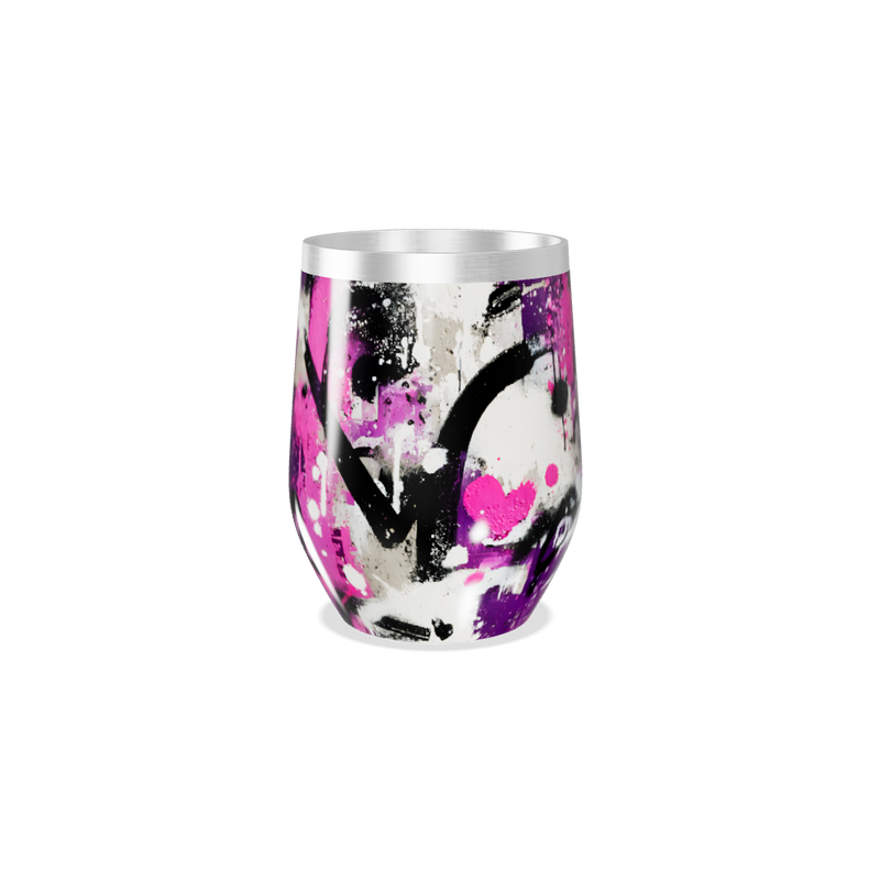 Copo Térmico Slim - Estampa Abstrata Colorida