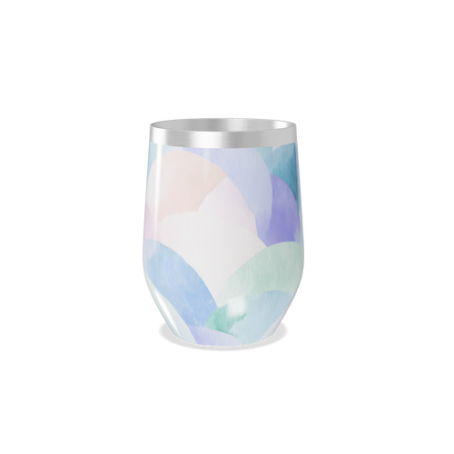 Copo Térmico Slim - Estampa Pastel Aquarela