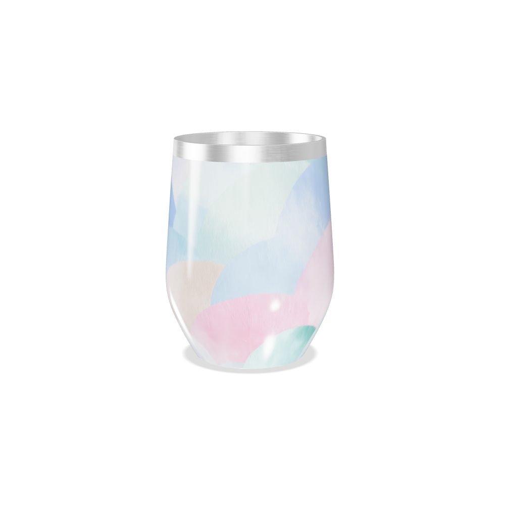 Copo Térmico Slim - Estampa Pastel Aquarela