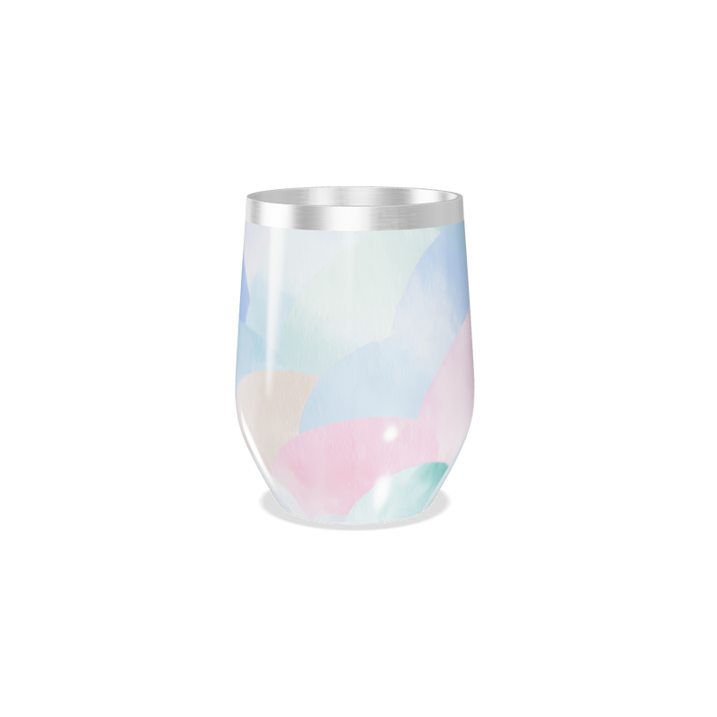 Copo Térmico Slim - Estampa Pastel Aquarela