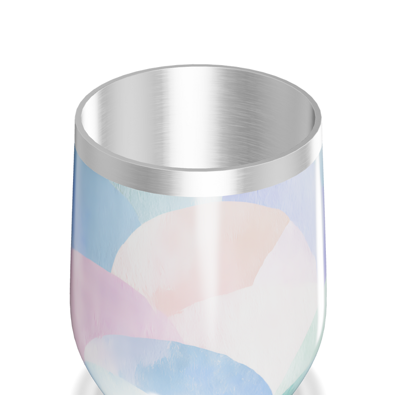 Copo Térmico Slim - Estampa Pastel Aquarela