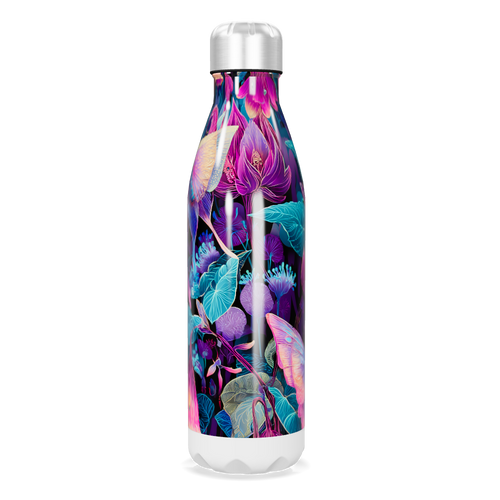 Garrafa Inox - Floral Colorida