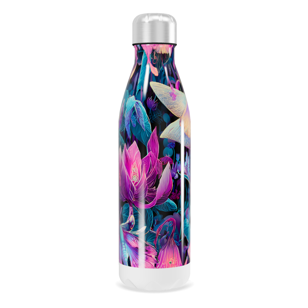 Garrafa Inox - Floral Colorida