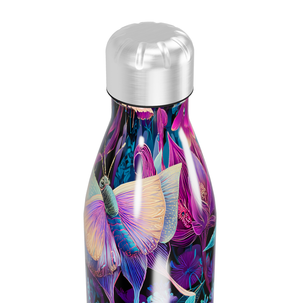 Garrafa Inox - Floral Colorida