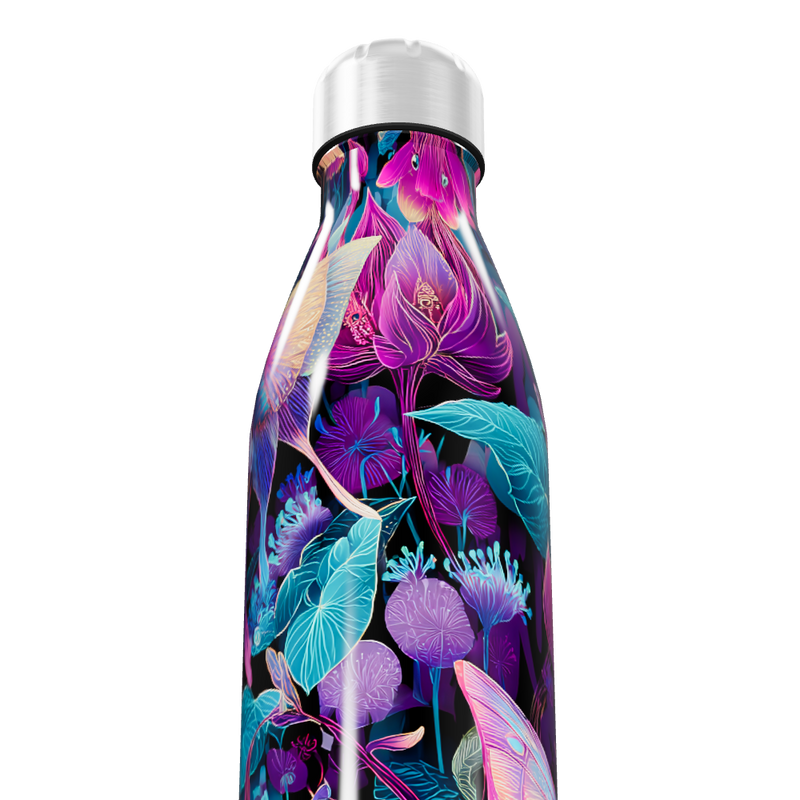 Garrafa Inox - Floral Colorida