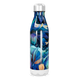 Garrafa Inox - Azul Floral com Libélulas