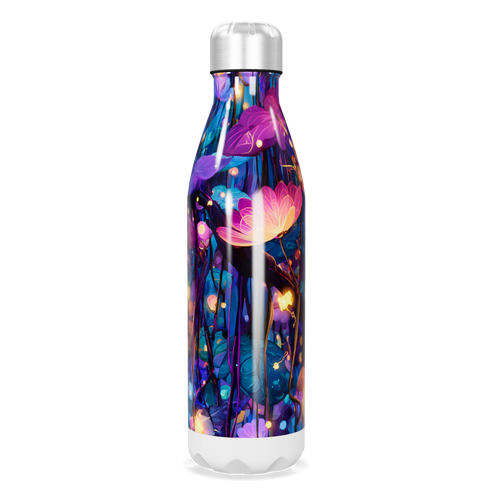 Garrafa Inox - Estampa Floral Colorida