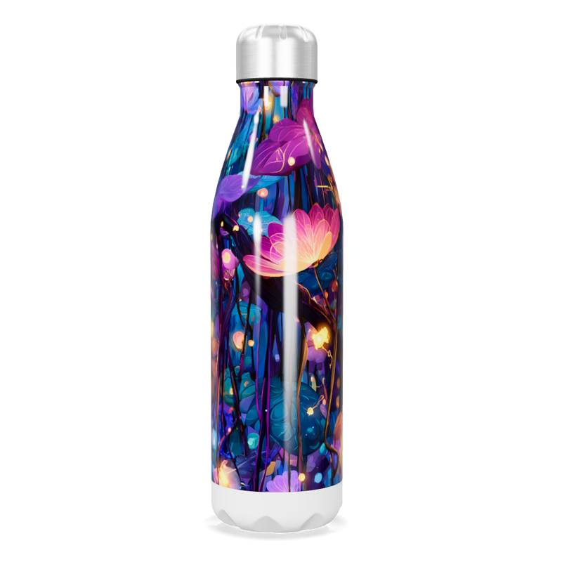 Garrafa Inox - Estampa Floral Colorida