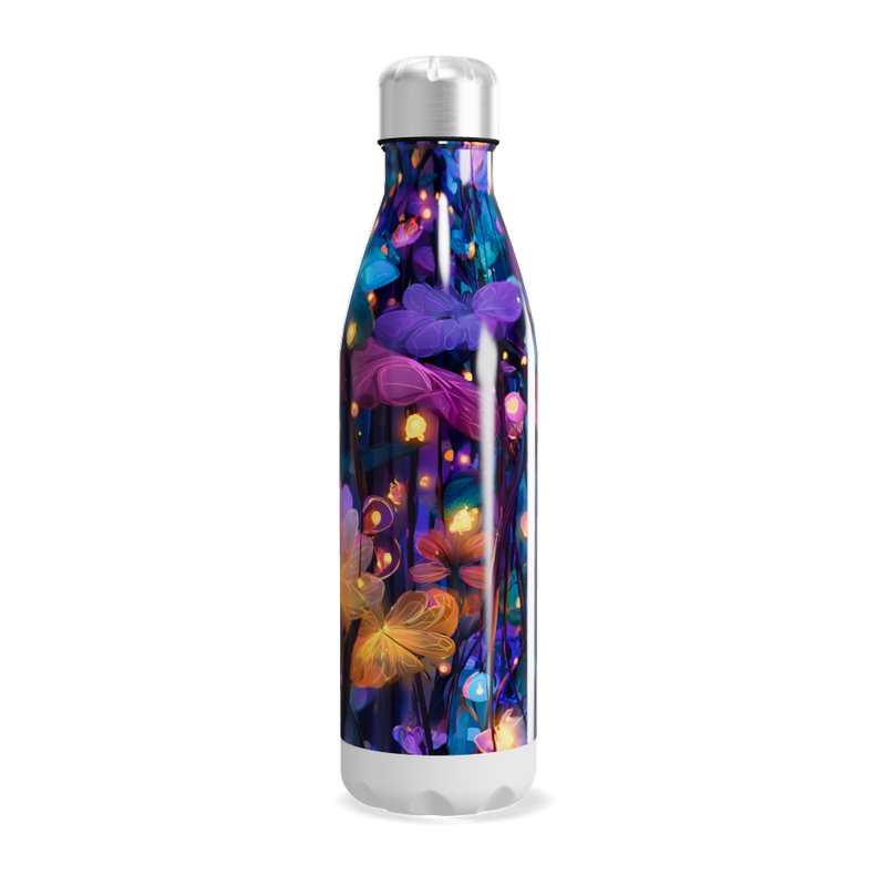 Garrafa Inox - Estampa Floral Colorida