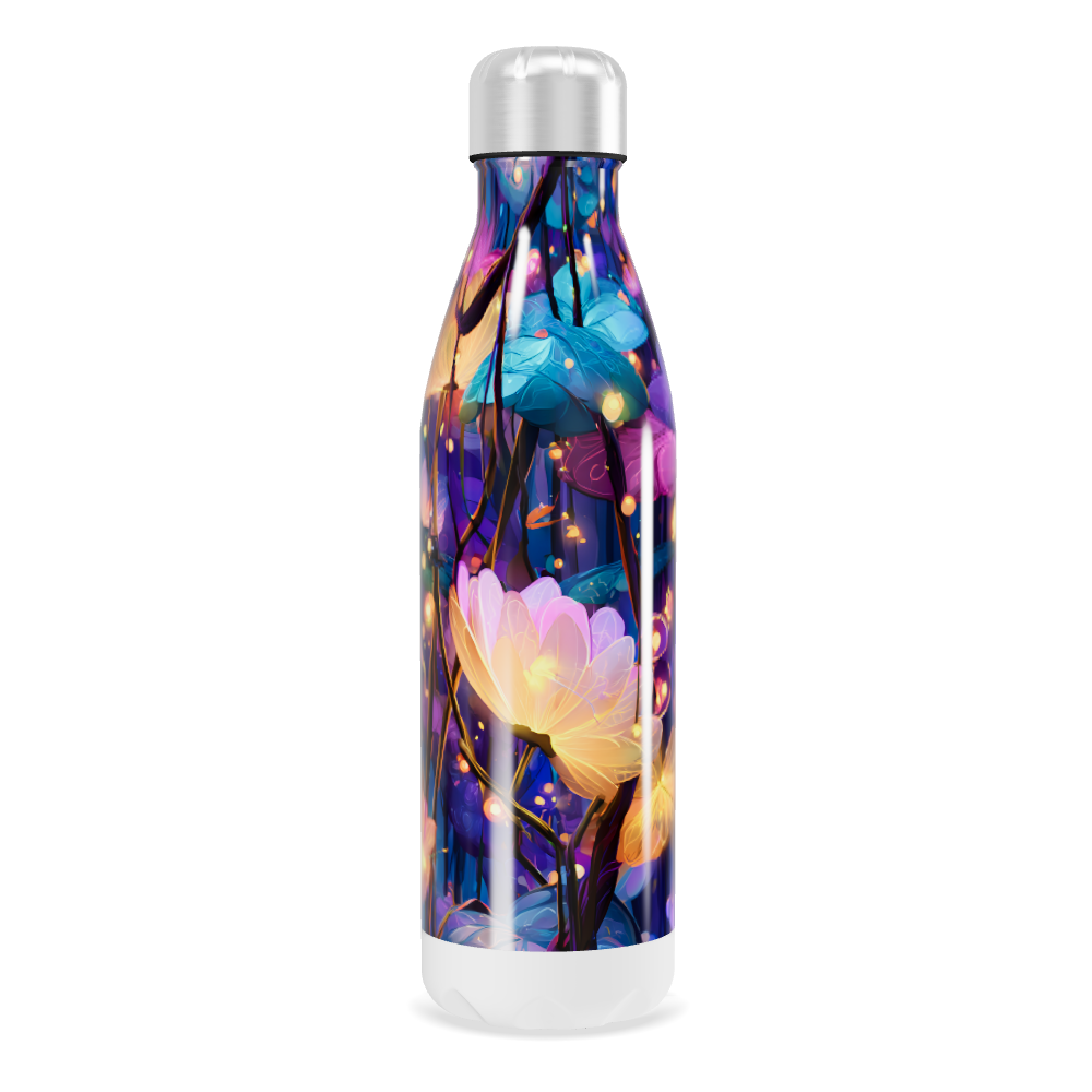 Garrafa Inox - Estampa Floral Colorida