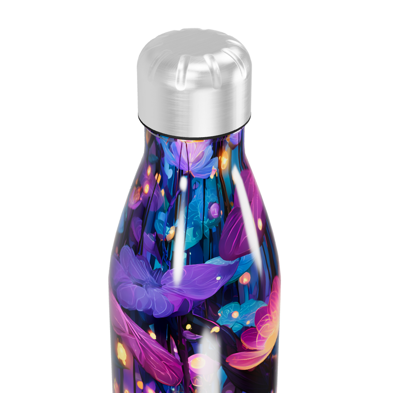 Garrafa Inox - Estampa Floral Colorida