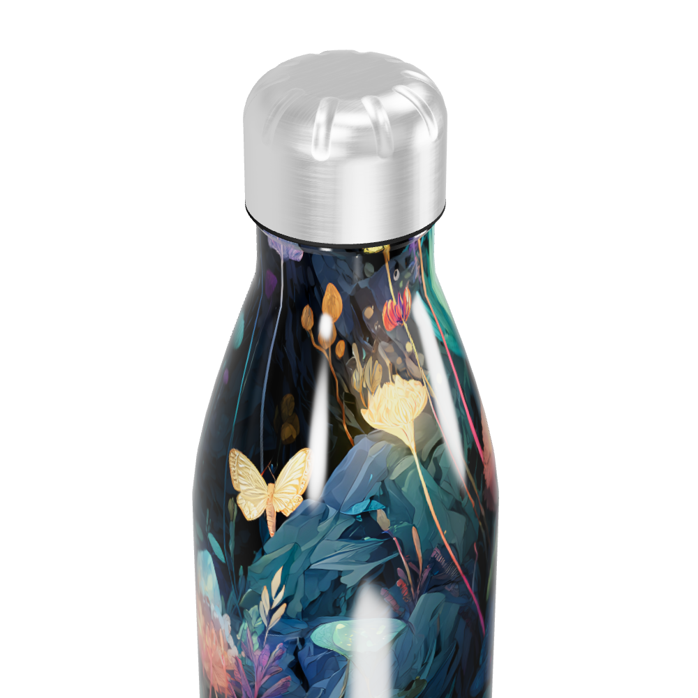 Garrafa Inox - Floral Colorida