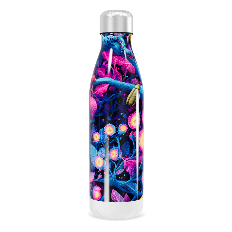 Garrafa Inox - Estampa Colorida Floral