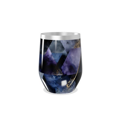 Copo Térmico Slim - Azul Geométrico Aço