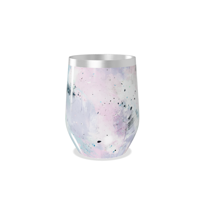 Copo Térmico Slim - Estampa Abstrata Metalizada