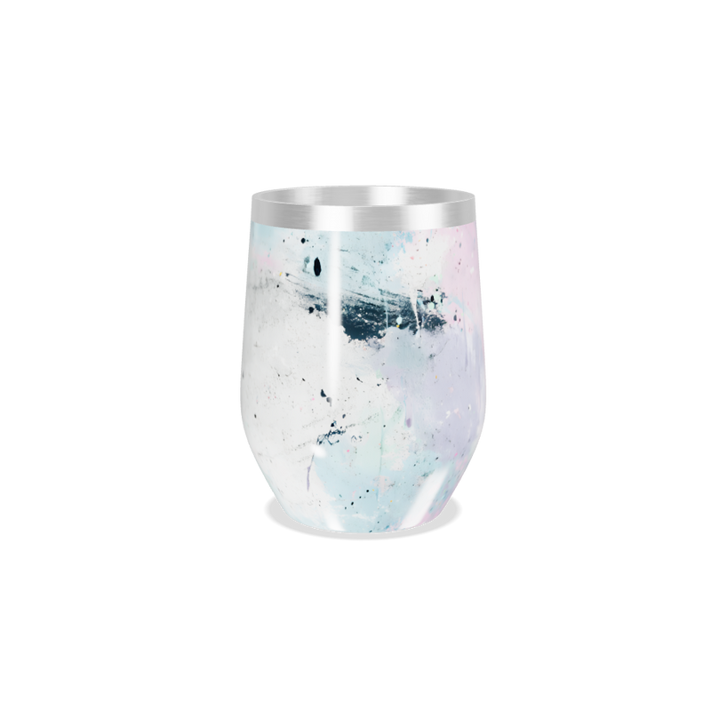 Copo Térmico Slim - Estampa Abstrata Metalizada