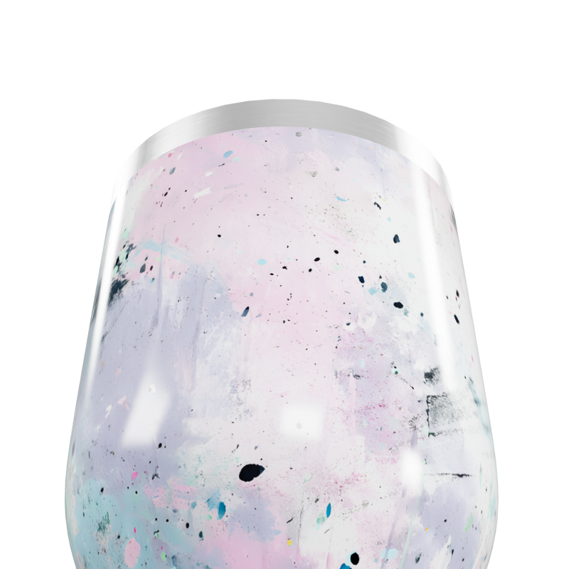 Copo Térmico Slim - Estampa Abstrata Metalizada