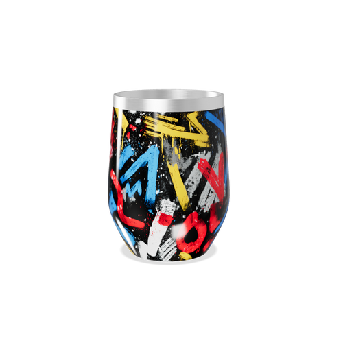 Copo Térmico Slim - Estampa Colorida Grafite