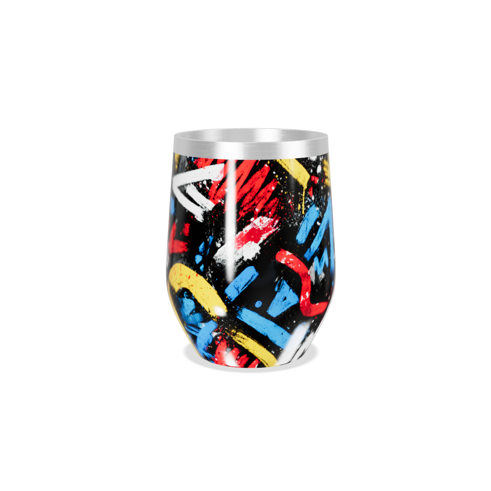 Copo Térmico Slim - Estampa Colorida Grafite