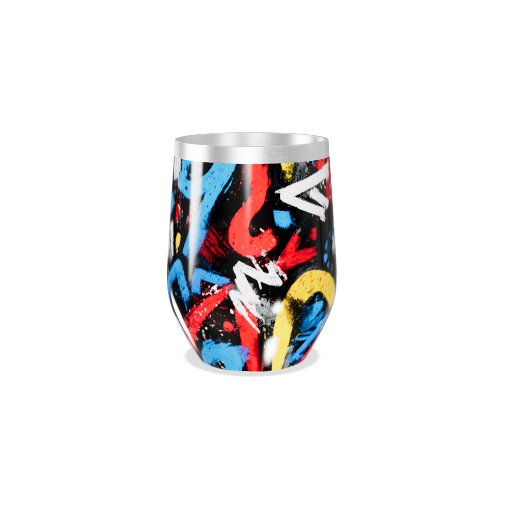 Copo Térmico Slim - Estampa Colorida Grafite