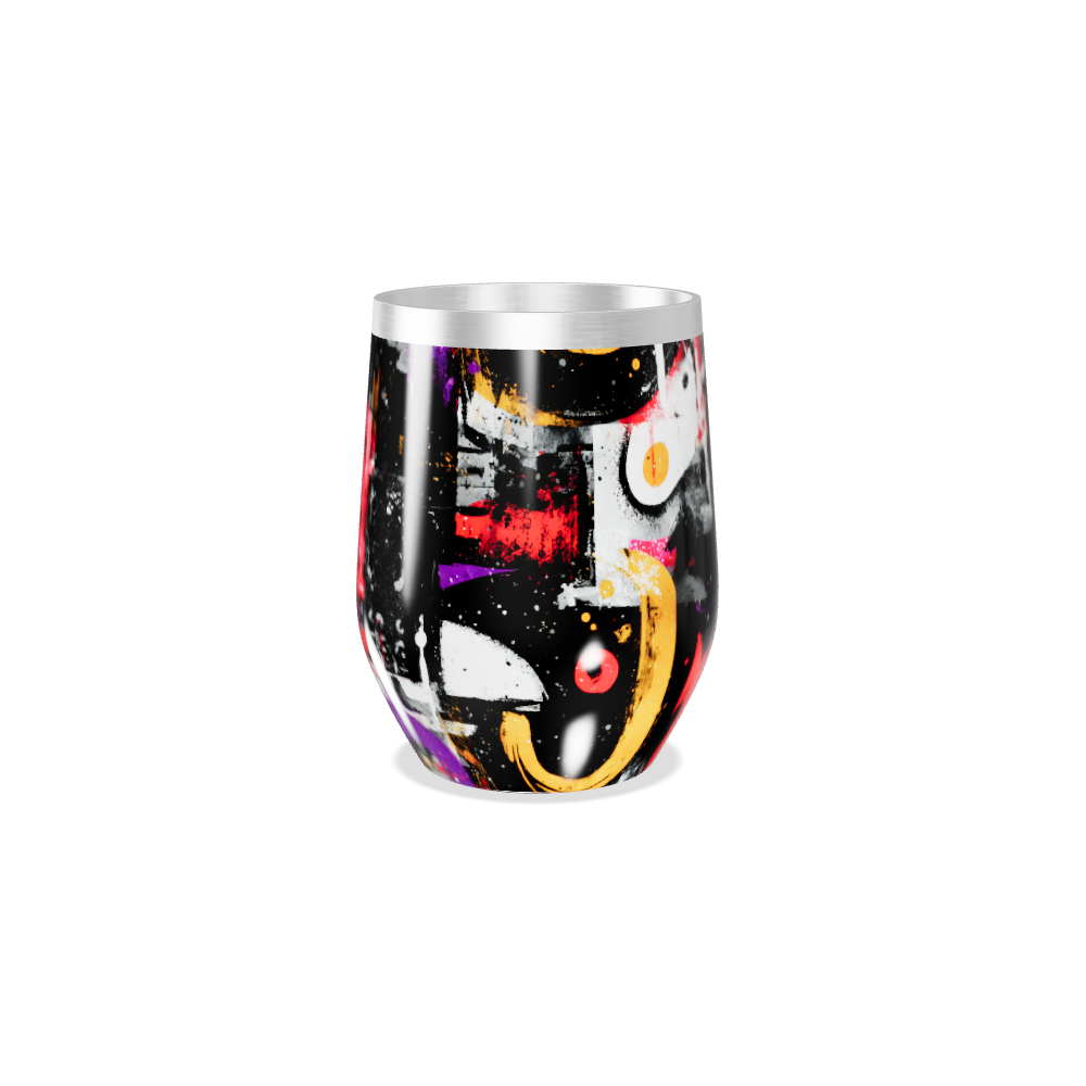 Copo Térmico Slim - Estampa Colorida Abstrata