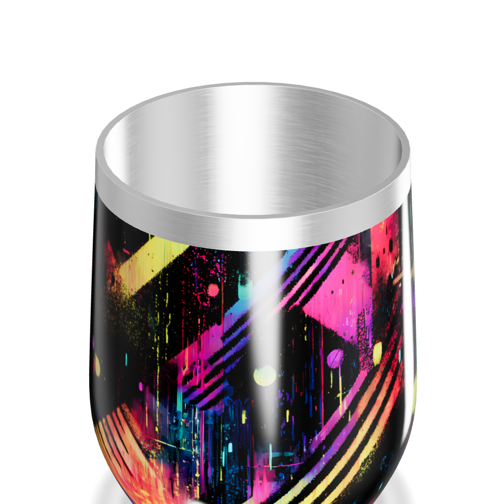 Copo Térmico Slim - Colorido Aço Inox Estampado