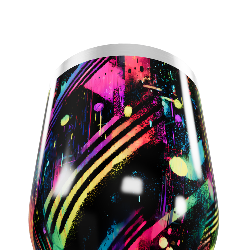 Copo Térmico Slim - Colorido Aço Inox Estampado