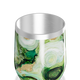 Copo Térmico Slim - Verde Mármore Aço Inox