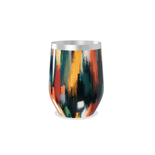 Copo Térmico Slim - Estampa Abstrata Colorida