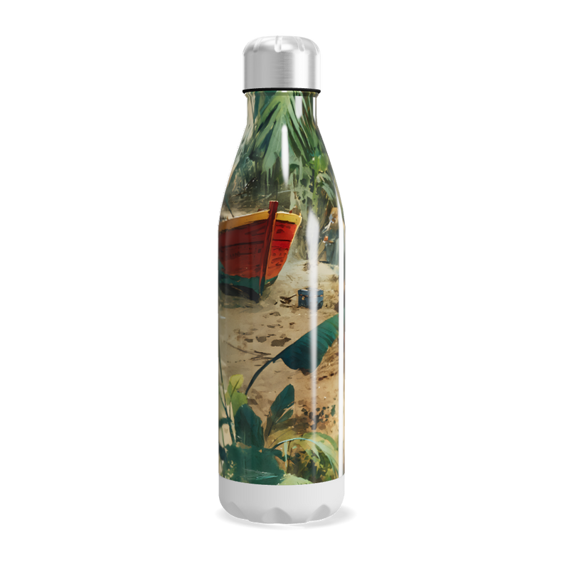 Garrafa Inox - Estampa Tropical 500ml