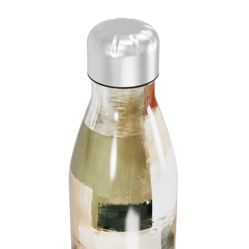 Garrafa Inox Estampa Abstrata Colorida