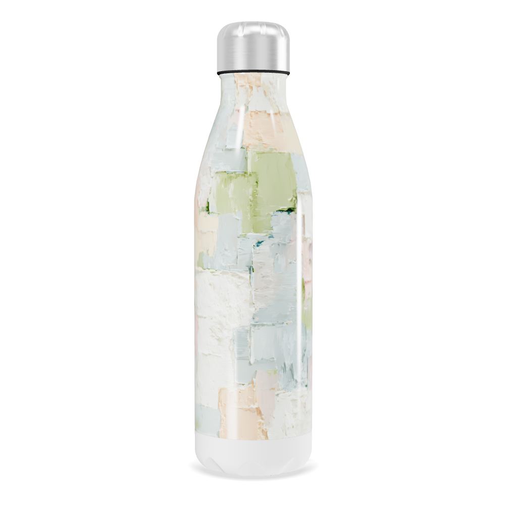 Garrafa Inox Estampa Abstrata Colorida